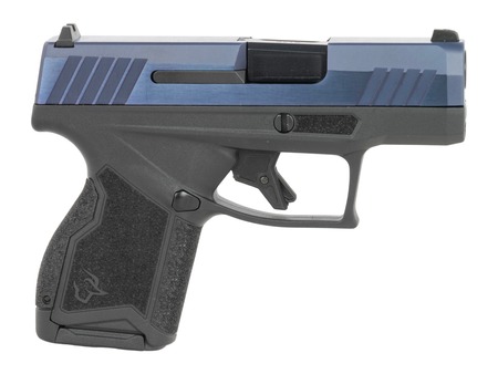 [725327943082] Taurus 1-GX4M931-B GX4  Micro-Compact Frame 9mm Luger 13+1 3.06" Satin Black DLC Stainless Steel Barrel, Blue PVD Serrated Alloy Steel Slide, Matte Black Stainless Steel Frame, Textured Grip