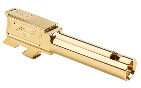 [658792270110] Zaffiri Precision ZP.43BCPG Glock  Ported Gold TiN Stainless Steel, Fits Glock 43/43X