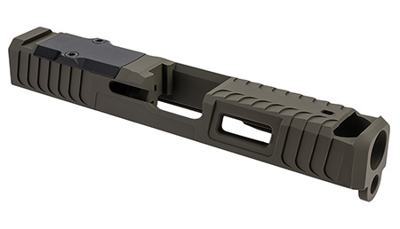 [658792264775] Zaffiri Precision ZPS.B.19.OD ZPS.IBS Custom Slide Fits Glock 19 Gen 3 OD Green 17-4 Stainless Steel