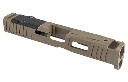[658792264812] Zaffiri Precision ZPS.B.19.G5.FDE ZPS.IBS Custom Slide Fits Glock 19 Gen 5 Flat Dark Earth 17-4 Stainless Steel