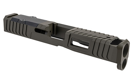 [658792264829] Zaffiri Precision ZPS.B.19.G5.OD ZPS.IBS Custom Slide Fits Glock 19 Gen 5 OD Green 17-4 Stainless Steel