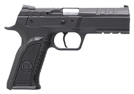 [8051770131366] Tanfoglio TFFORCES9 Force Esse 9mm Luger 16+1 4.40" Stainless Steel Barrel, Black Serrated Steel Slide, Black Polymer Frame w/Picatinny Rail, Textured Grip