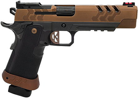 [669278350523] Kimber Mfg.,inc 3500052 2K11 Target (OR)  45 ACP 17+1 5" High Polished w/ Coyote PVD, Brush Polish Flats w/ DLC Coating Stainless Steel Slide Aluminum Grip