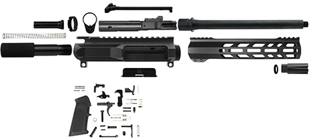 [729205572364] TacFire PK45ACPLPK10 Pistol Kit  45 ACP Black Steel