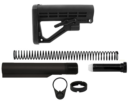 [686294505478] TacFire MAR050B Mil-Spec Buffer Tube  Black Matte AR-15