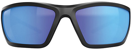 [764503056000] Glock AS41040 Blue Line Tactical Glasses Blue Mirror Lens Black Frame