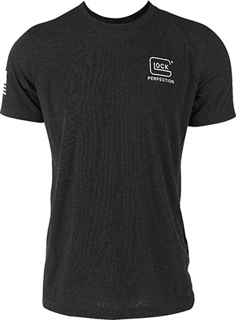 [764503064104] Glock AP96308 2nd Amendment Tee  Black Cotton/Polyester Short Sleeve Large