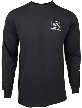[764503056604] Glock AP96103 Perfection Long Sleeve Tee Black Pre-Shrunk Cotton Long Sleeve 3XL