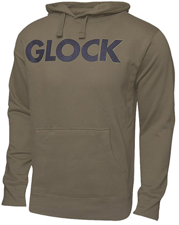 [764503058141] Glock AP95787_NEW Traditional Hoodie OD Green Durable Soft Fabric Long Sleeve Small
