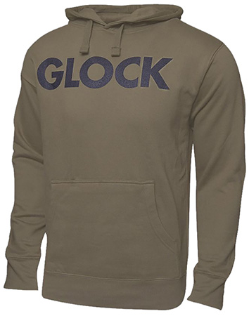 [764503058165] Glock AP95789_NEW Traditional Hoodie OD Green Durable Soft Fabric Long Sleeve Large