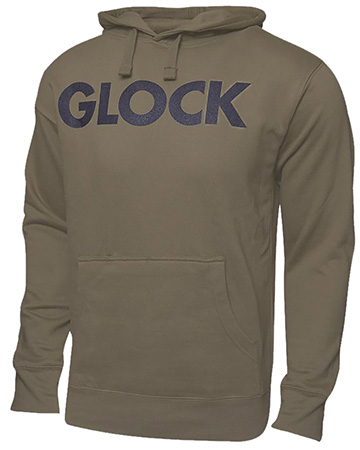 [764503058202] Glock AP95792 Traditional Hoodie OD Green Durable Soft Fabric Long Sleeve 3XL