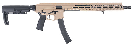 [847313019271] Patriot Ordnance Factory 01927 Phoenix  9mm 35+1 16.50" Flat Dark Earth Cerakote Picatinny Rail