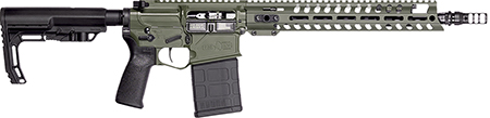 [847313020659] Patriot Ordnance Factory 02065 Rifle Rogue 308 Win 20+1 13.75" Olive Dark Green Cerakote