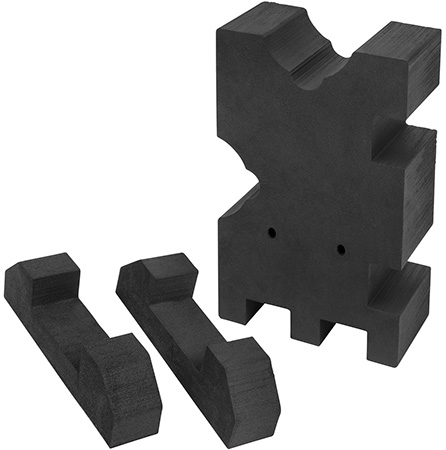 [026509081647] Allen 2457 Soft Rock Shooting Rest Black Foam Tall Boy