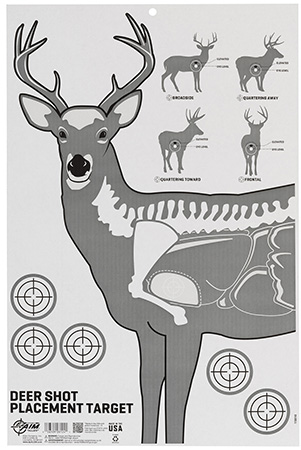 [026509081241] Allen 15810 Deer Vitals Corrugated Target Hanging Paper 23" x 35"