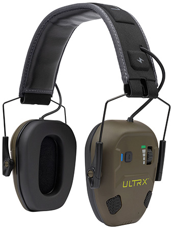 [026509078371] Allen 4170 Bionic Fuse Earmuff Over the Head Flat Dark Earth Bluetooth Enabled