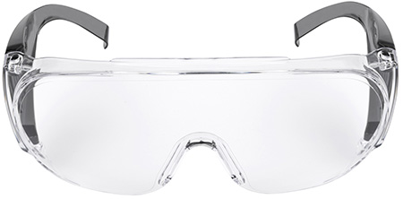 [026509082828] Allen 4180 Ultrx Safety Glasses Clear Lens Black Frame
