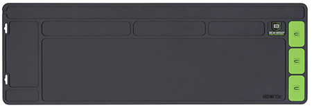 [026509082217] Breakthrough Clean BTSGMR  Shield Mat Gray and Green PVC 35.88"x11.88"