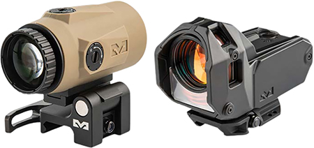 [810013525502] Meprolight USA 56225080 M22 Triangle w/MMX4 Magnifier Coyote Tan Black 4x24mm, Picatinny Rail Mount