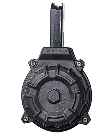 [708279016424] ProMag DRMA105   40rd Drum 45 ACP Black Polymer