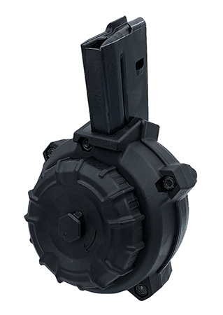 [708279016509] ProMag DRMA108   50rd Drum 6.8 SPC Fits AR-15 Black DuPont Zytel Polymer