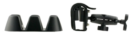 [786602155026] Rugged Gear 15502 Swing Arm Holder  Black Metal