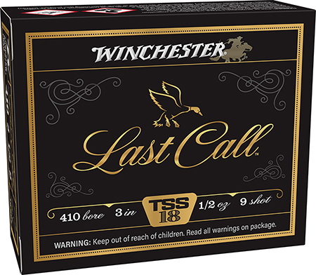 [020892029231] Winchester Ammo LCTSS4139 Last Call  410Gauge 3" 1/2oz Tungsten 9Shot 10 Per Box/10 Case