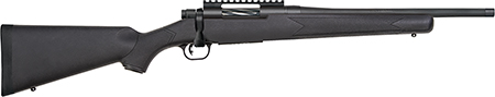 [015813282284] Mossberg 28228 Patriot Carbine 308 Win 5+1 18" Matte Blued Threaded Bull Barrel, Matte Blued Picatinny Rail Receiver, Black Fixed Synthetic Stock