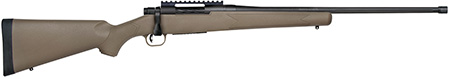 [015813282550] Mossberg 28255 Patriot Predator Full Size 350 Legend 4+1 20" Matte Blued Fluted Threaded Barrel, Matte Blued Picatinny Rail Receiver, Fixed Flat Dark Earth Synthetic Stock