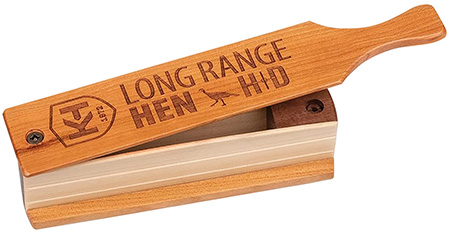 [049443939119] Knight  &  Hale KHT0207 HD Long Range Hen Box Call Turkey Sounds Cherry/Walnut