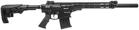 [860012072705] Derya Firearms DY1218US Namlu DY12 12 Gauge Semi-Auto 3" 5+1 18" Black Melotine Threaded Barrel, Black Anodized Aluminum Receiver w/Picatinny Rail, Black Adjustable Polymer Stock  &  Pistol Grip