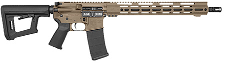 [810035756397] Diamondback DB1718K061 DB15 Carbon Series 5.56 NATO 30+1 16" Black Nitride Threaded Barrel, Flat Dark Earth Cerakote Picatinny Rail Aluminum Receiver, Adjustable Black Synthetic Stock, Magpul MOE Grip