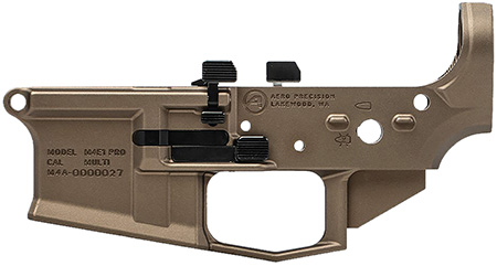 [840014623266] Aero Precision  Pro Lower Receiver M4E1 Compatible w/ AR15 Components and Magazines