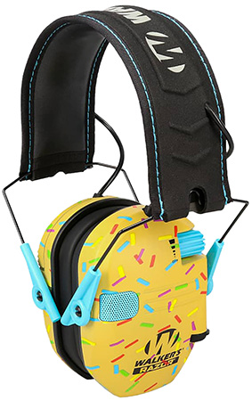[888151085561] Walker's GWPRSEMSPRNKB Razor Slim Electronic Muff 23 dB Over the Head Sprinkles