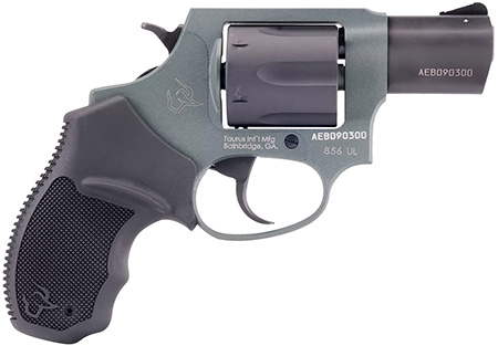 [725327937364] Taurus 2-85621ULC27 856 Ultra-Lite Small 38 Special 6 Shot 2" Matte Black Alloy Steel Barrel  &  Cylinder, Cerakote Charcoal Green Aluminum Frame, Transfer Bar Safety, Exposed Hammer