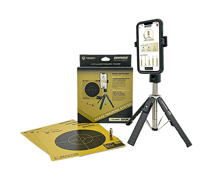 [816247020097] Triumph Systems TSBBBSSS Brass Training System 9mm Laser/Targets/Phone Stand