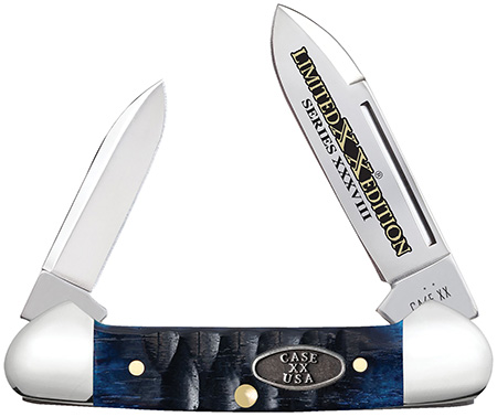 [021205539829] Case 53982 Butterbean  Ocean Blue Bone Handle