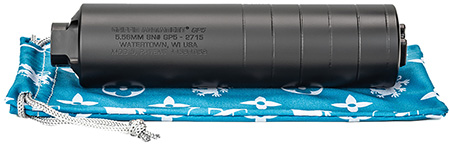 [791154080986] Griffin Armament GAGP5-W GP5 Direct Thread Suppressor 5.56mm 1.50" Black Cerakote 17-4 PH Stainless Steel 1/2"x28