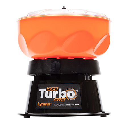 [011516716507] Lyman 7631650 1500 Pro Turbo Tumbler Black/Orange