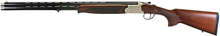 [796167791423] Iver Johnson Arms IJ60020LW28S IJ600 Lightweight Full Size 20 Gauge Break Open 3" 2rd 28" Black Over/Under Vent Rib Barrel, Silver Engraved Aluminum Receiver, Fixed Walnut Wood Stock, Ambidextrous