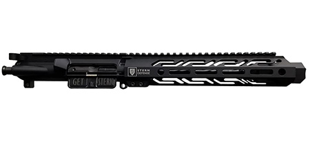 [860141001560] Stern Defense 015SD10INCHMOD5MLOK855   9mm 8.50" Black Melonite Barrel 7075-T6 Aluminum Anodized Receiver