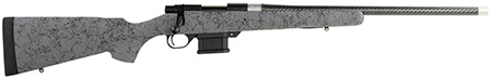 [682146882506] Howa HHSCF6ARCGRYBLK M1500 Mini Action Full Size 6 ARC 5+1 20" Black Threaded Barrel, Matte Blue Steel Receiver Drilled  &  Tapped, HS Precision Gray Synthetic Stock