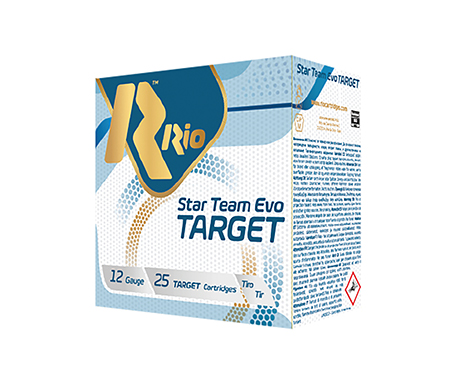 [8435101634946] Rio Ammunition STT28LT9 Star Team EVO Target 12Gauge 2.75" 1oz 9Shot 25 Per Box/10 Case