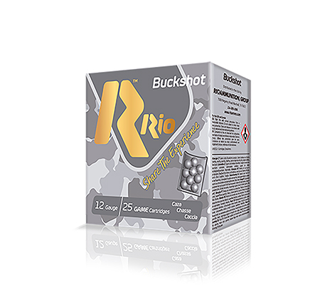 [8435101646444] Rio Ammunition RHD9PB Royal Buck  12Gauge 2.75" 9Pellets 1Buck Shot 25 Per Box/10 Case