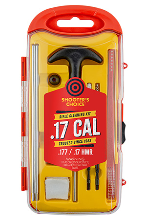 [027784001832] Shooters Choice SHFSRK17 Rifle Cleaning Kit 17 Cal