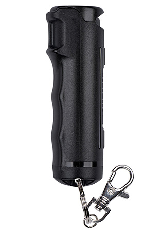 [023063153247] Sabre F15BUSG02 Flip Top Pepper Spray Black Includes Snap Clip