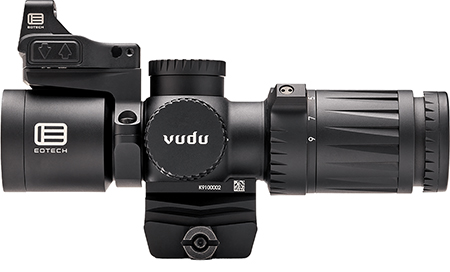 [672294110316] Eotech VDU3-9PKG1 Vudu Kit Matte Black 3-9x 32mm, Illuminated HC1 MOA Reticle, Includes EFLX  &  Ring Mount