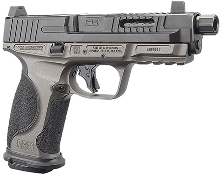 [800732700281] Ed Brown MPMETALF1   9mm 17+1/19+1 4.65" Black Nitride Slide/Barrel Tungsten Gray Cerakote Frame