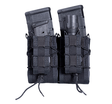 [849954037416] High Speed Gear 11DD02BK TACO Double Decker Black Nylon MOLLE Mount
