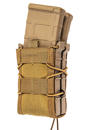 [849954032497] High Speed Gear 132R10CB TACO X2R Mag Pouch Coyote Brown Nylon MOLLE Mount